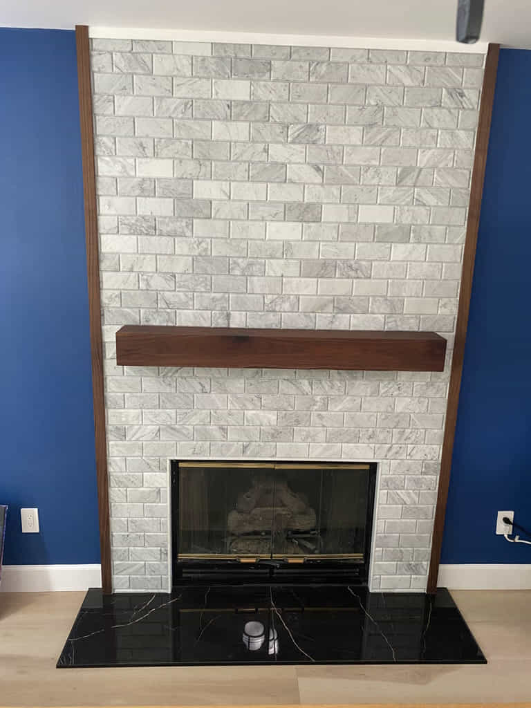 Ameron fireplace.